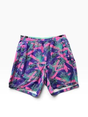 Birddogs Men's Large Athletic Swim Trunks Quick-Dry, Lined, Zip Pockets